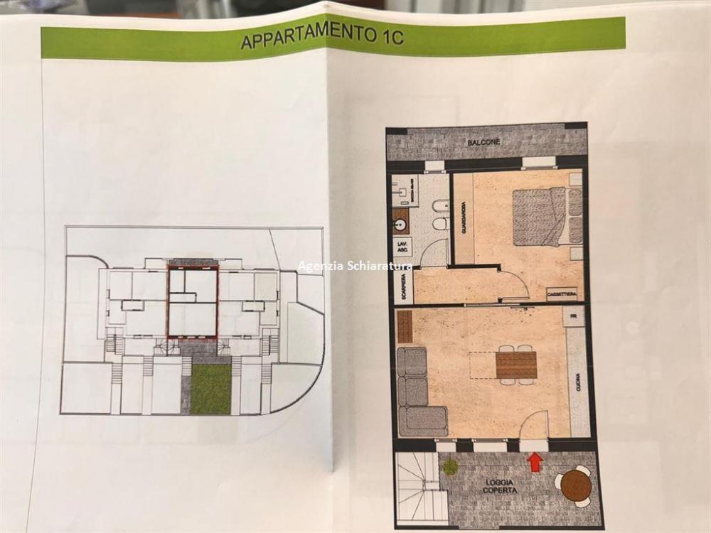 appartamento in vendita a Vallefoglia in zona Bottega