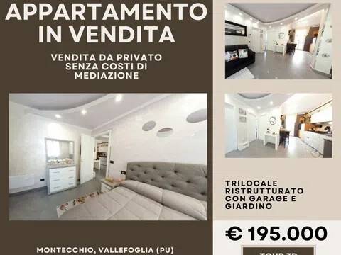 appartamento in vendita a Vallefoglia in zona Montecchio