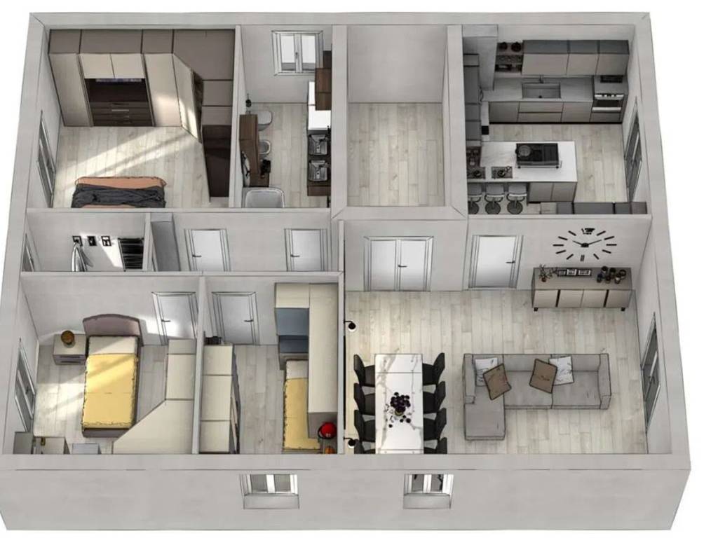 appartamento in vendita a Vallefoglia in zona Montecchio