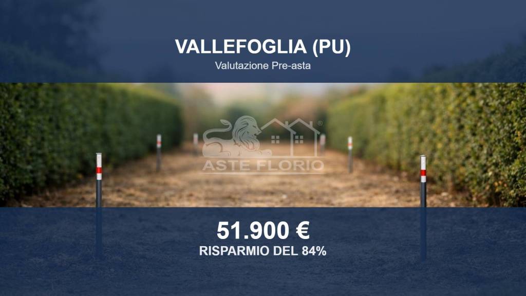 terreno agricolo in vendita a Vallefoglia in zona Cappone