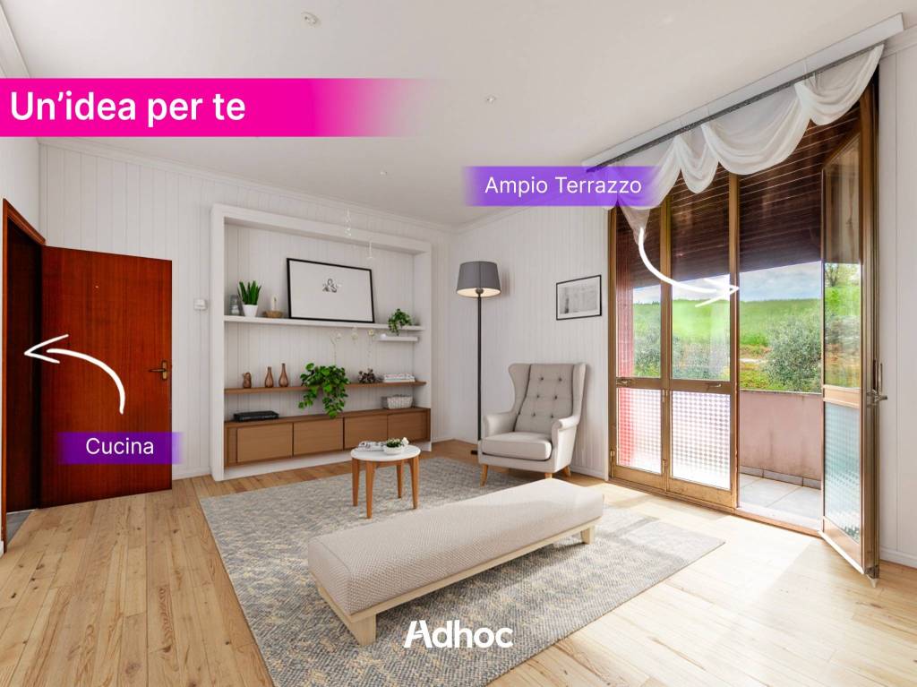 appartamento in vendita a Colli al Metauro in zona Calcinelli