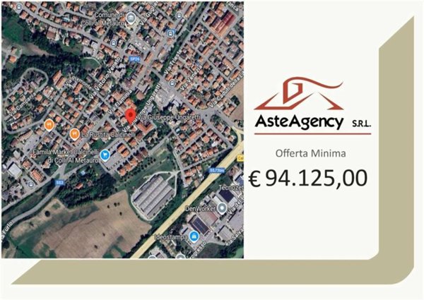 appartamento in vendita a Colli al Metauro in zona Saltara