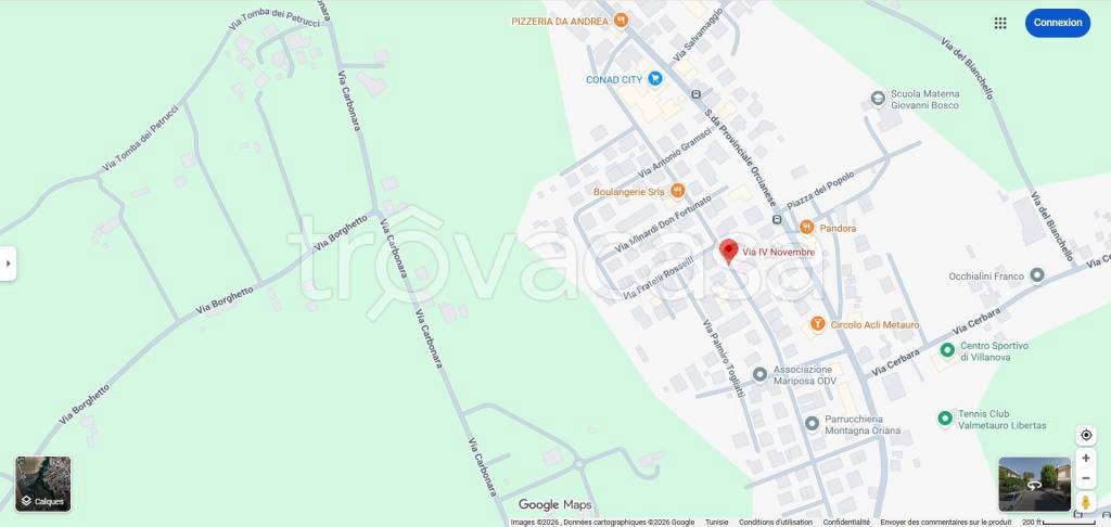 terreno edificabile a Colli al Metauro in zona Montemaggiore al Metauro