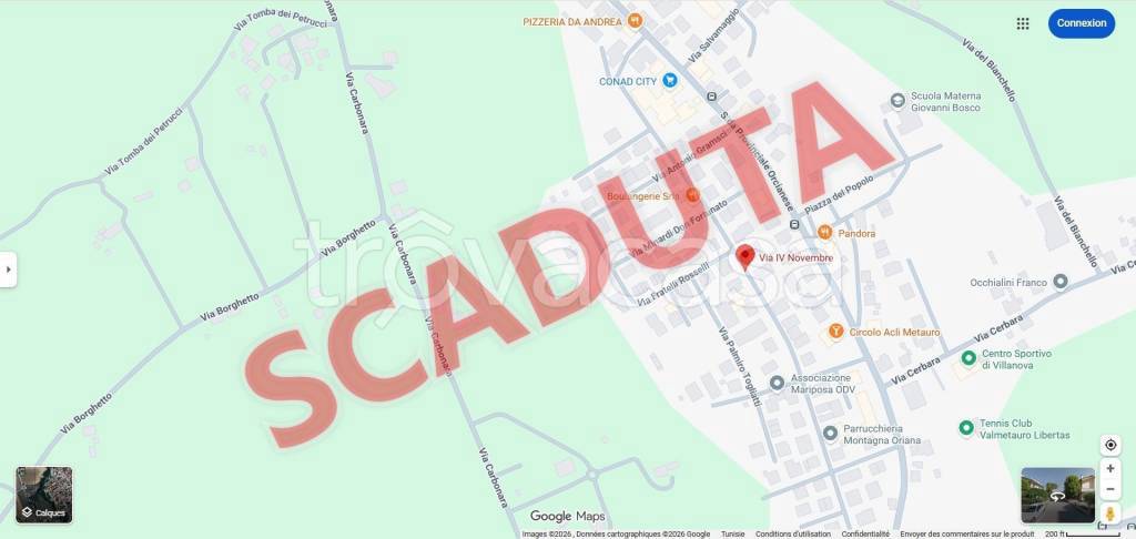terreno edificabile in vendita a Colli al Metauro in zona Villanova