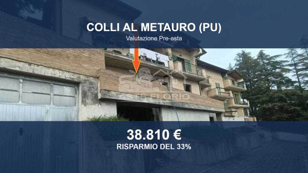 appartamento in vendita a Colli al Metauro in zona Calcinelli