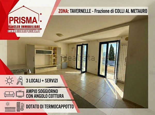 appartamento in vendita a Colli al Metauro in zona Tavernelle