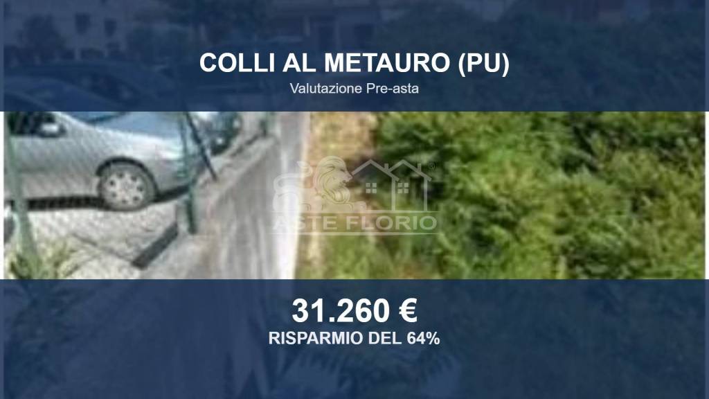terreno edificabile in vendita a Colli al Metauro in zona Tavernelle