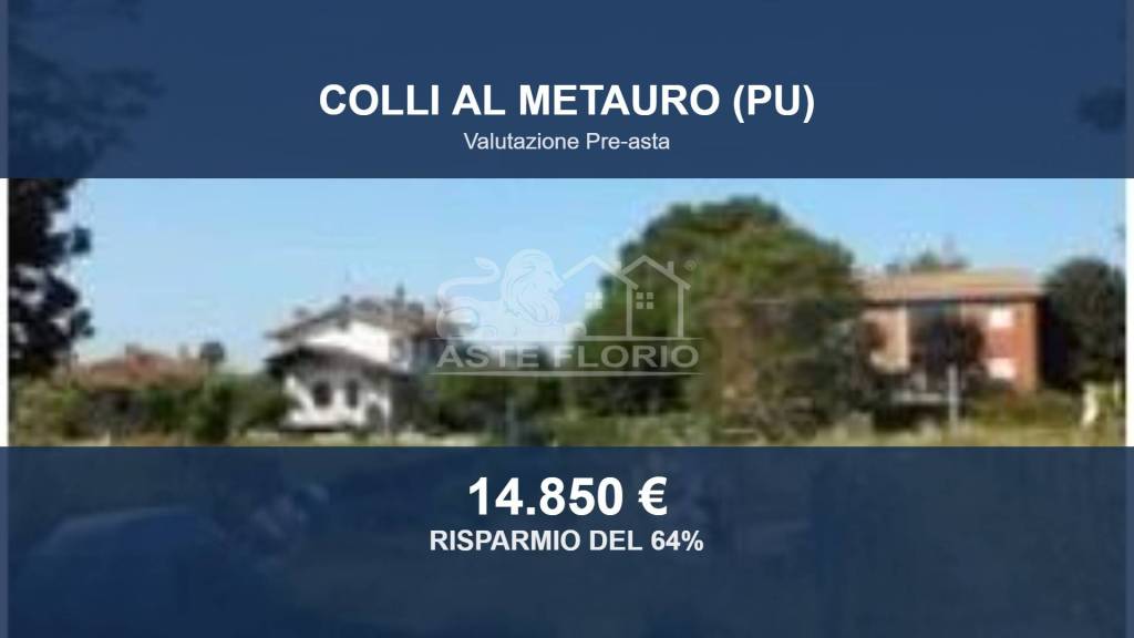 terreno edificabile in vendita a Colli al Metauro in zona Tavernelle