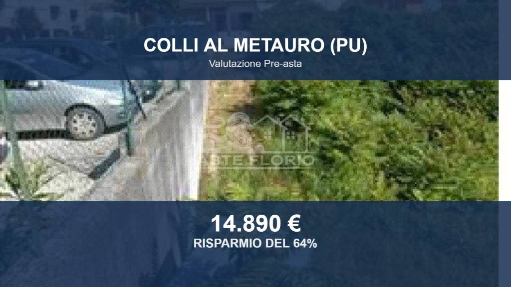 terreno edificabile in vendita a Colli al Metauro in zona Tavernelle