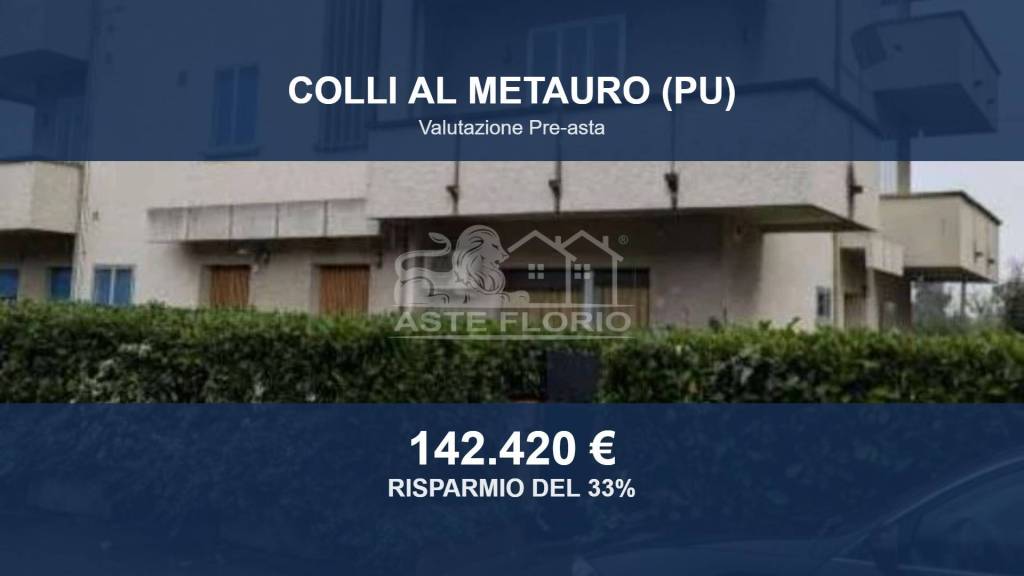appartamento in vendita a Colli al Metauro in zona Calcinelli
