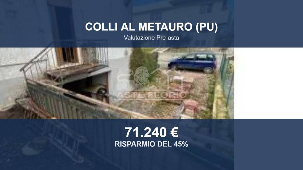 appartamento in vendita a Colli al Metauro in zona Villanova