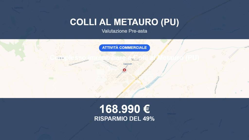 appartamento in vendita a Colli al Metauro in zona Calcinelli