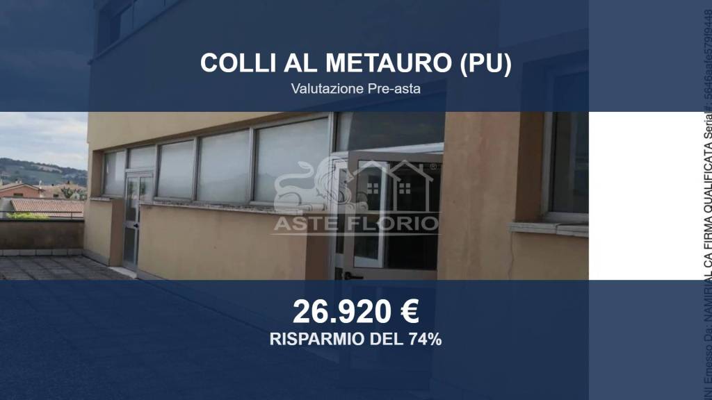 ufficio in vendita a Colli al Metauro in zona Villanova