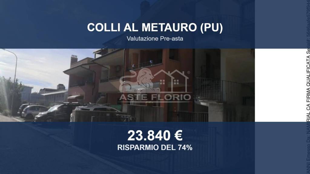 appartamento in vendita a Colli al Metauro in zona Tavernelle