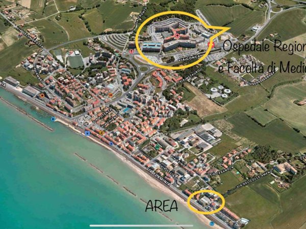 terreno agricolo in vendita ad Ancona in zona Torrette