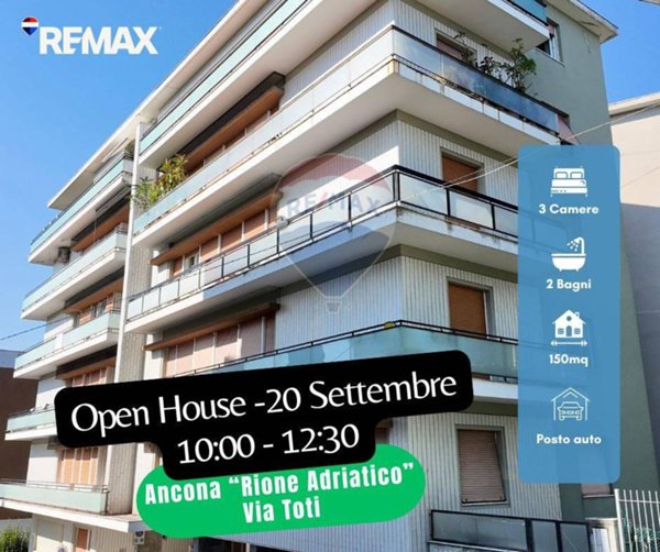 appartamento in vendita ad Ancona in zona Passetto