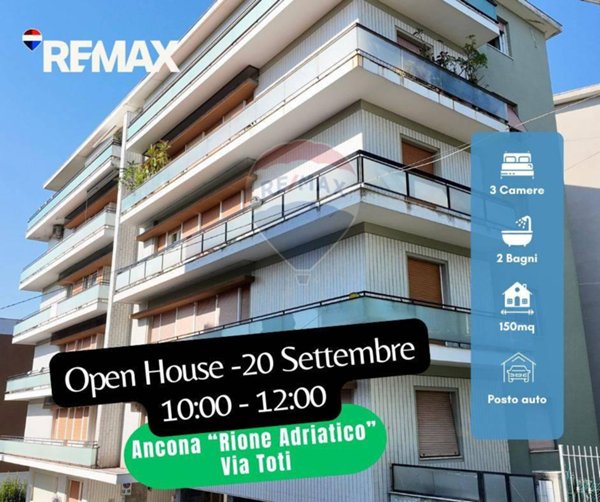 appartamento in vendita ad Ancona in zona Passetto