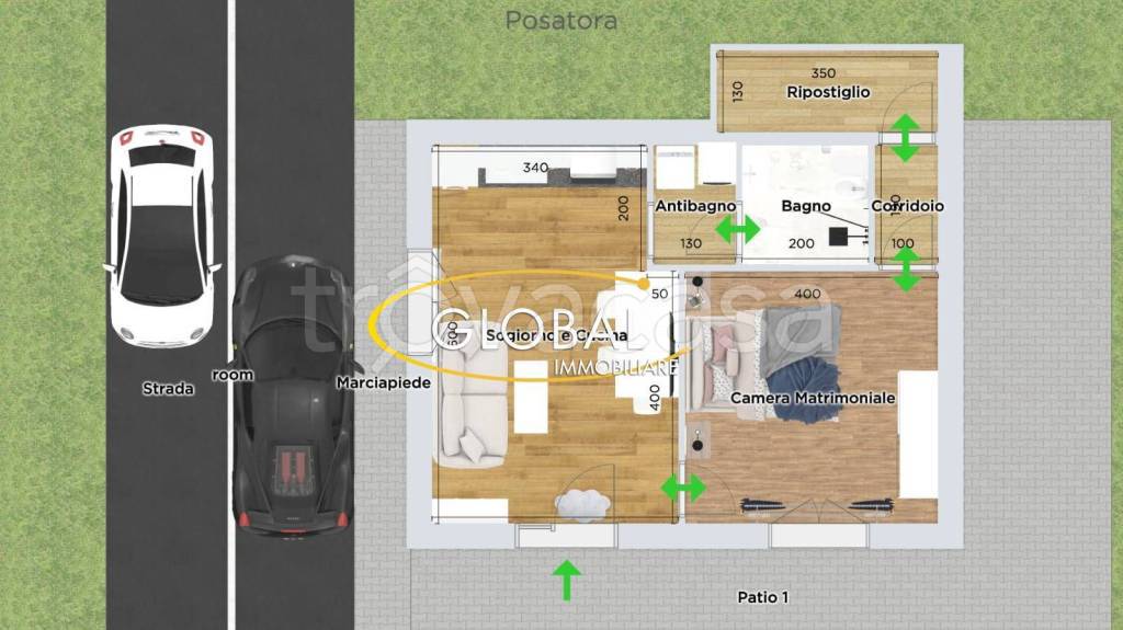 appartamento in vendita ad Ancona in zona Posatora