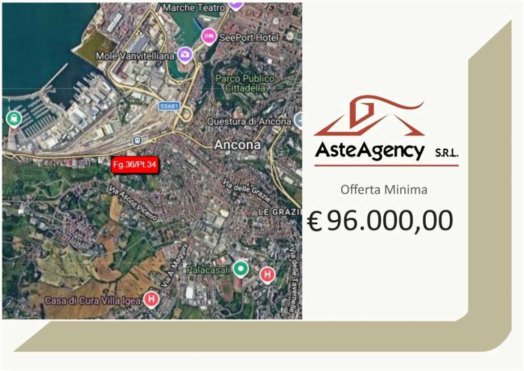 appartamento in vendita ad Ancona in zona Piano San Lazzaro