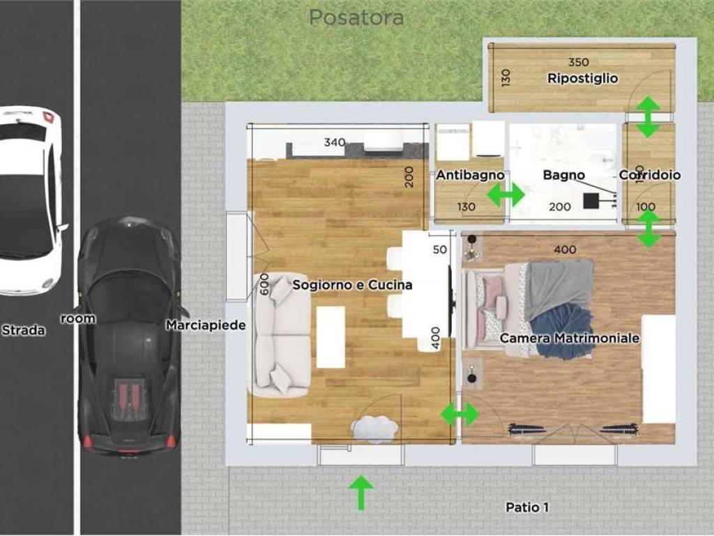 appartamento in vendita ad Ancona in zona Posatora