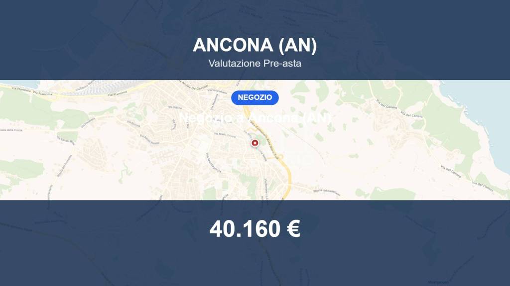 negozio in vendita ad Ancona in zona Tavernelle