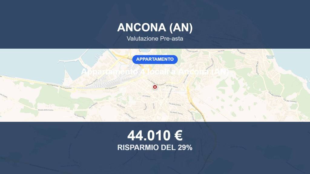 appartamento in vendita ad Ancona in zona Piano San Lazzaro