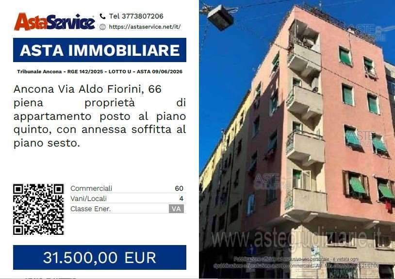 appartamento in vendita ad Ancona in zona Piano San Lazzaro