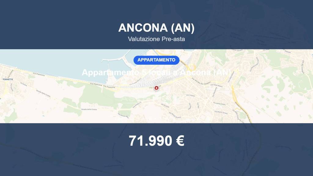 appartamento in vendita ad Ancona in zona Piano San Lazzaro