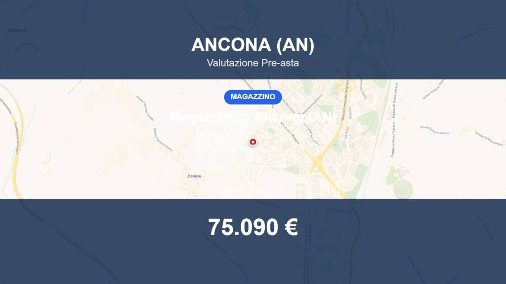 locale commerciale in vendita ad Ancona in zona Candia