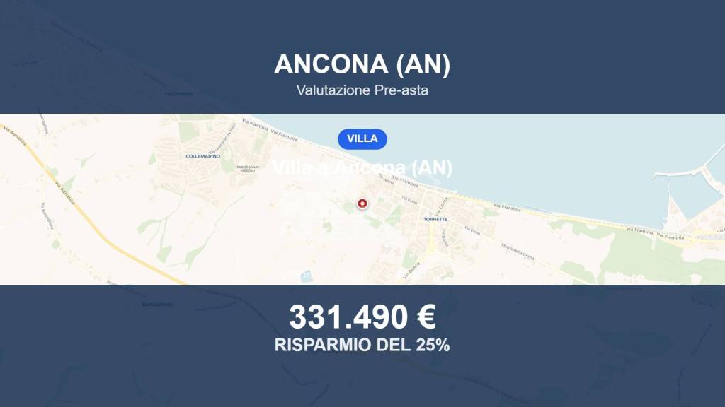 casa indipendente in vendita ad Ancona in zona Torrette