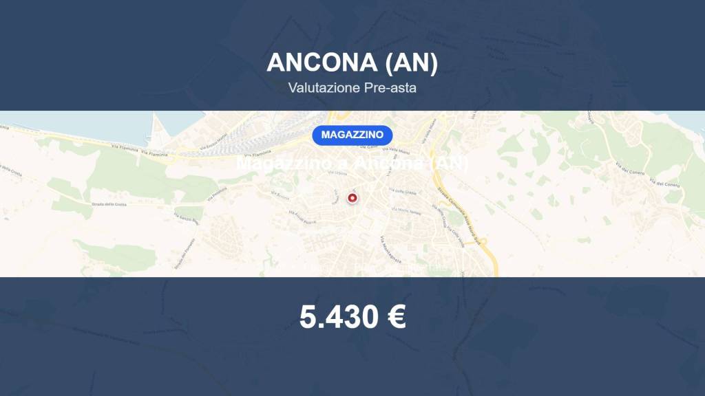 locale commerciale in vendita ad Ancona