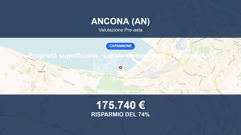 locale commerciale in vendita ad Ancona