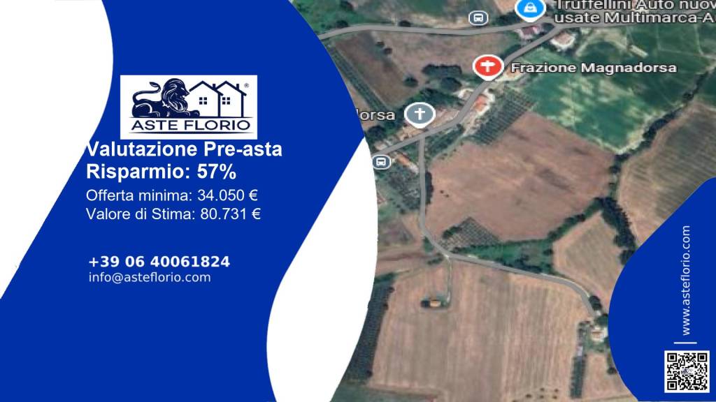 terreno agricolo in vendita ad Arcevia in zona Magnadorsa