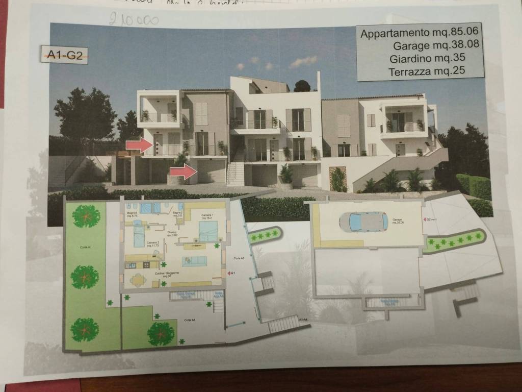 appartamento in vendita a Belvedere Ostrense