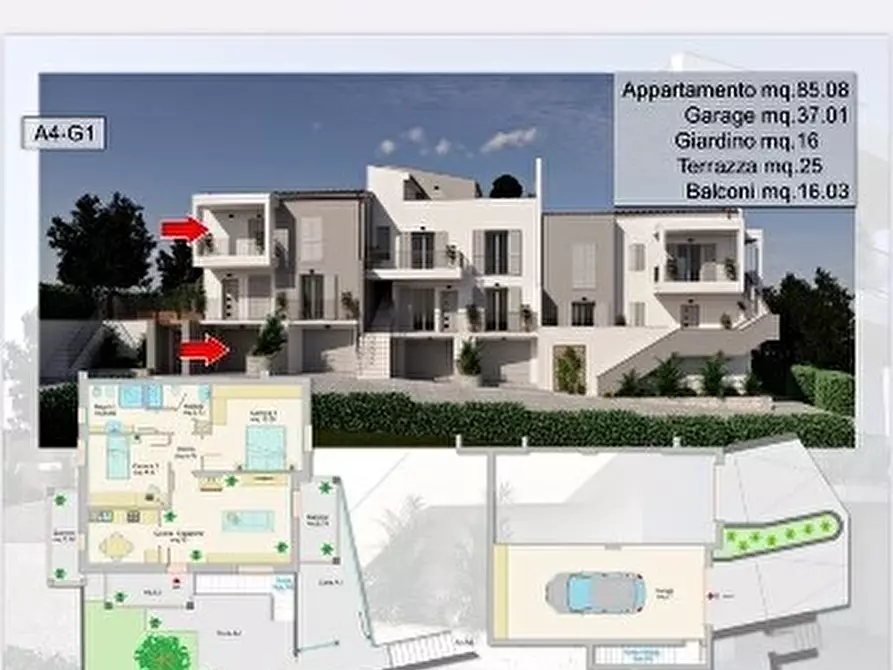 appartamento in vendita a Belvedere Ostrense
