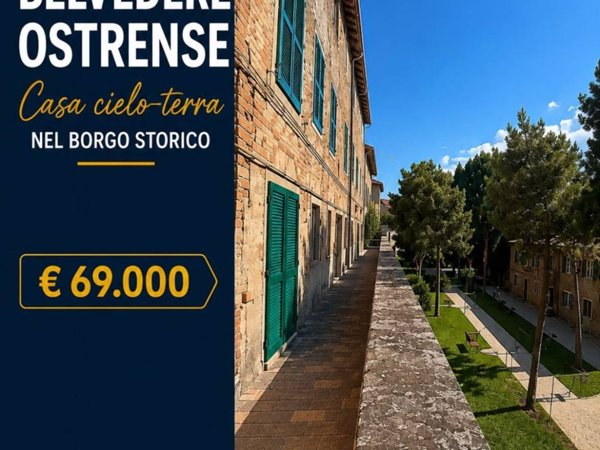 casa indipendente in vendita a Belvedere Ostrense in zona Madonna del Sole