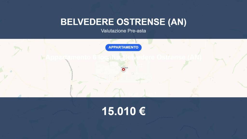 appartamento in vendita a Belvedere Ostrense in zona Fornace