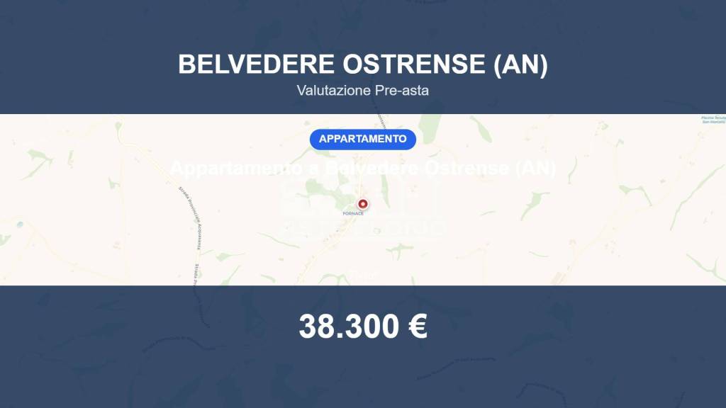 appartamento in vendita a Belvedere Ostrense in zona Fornace