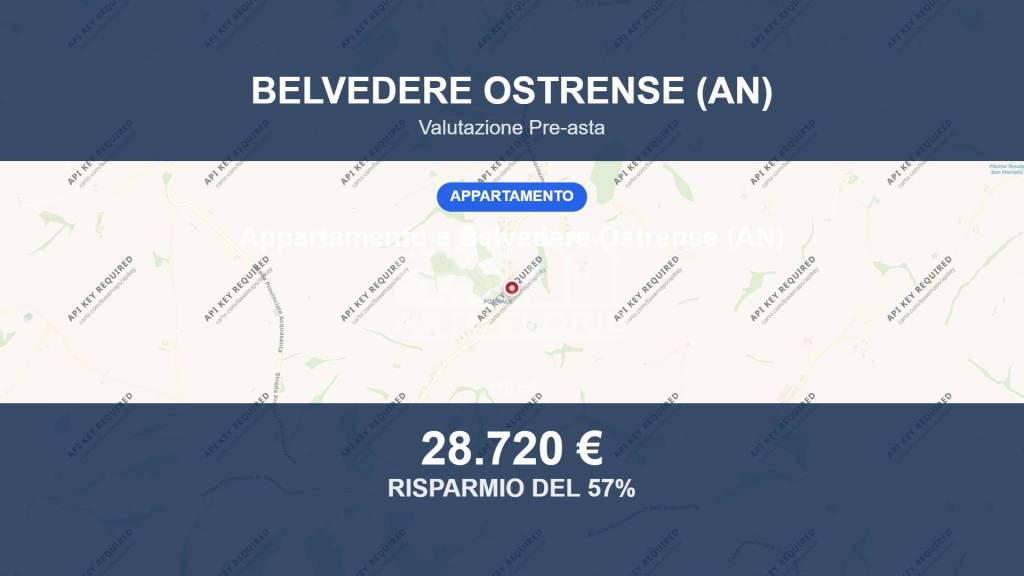 appartamento in vendita a Belvedere Ostrense in zona Fornace
