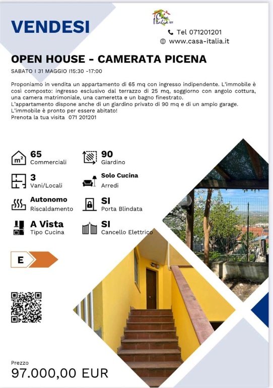 appartamento in vendita a Camerata Picena