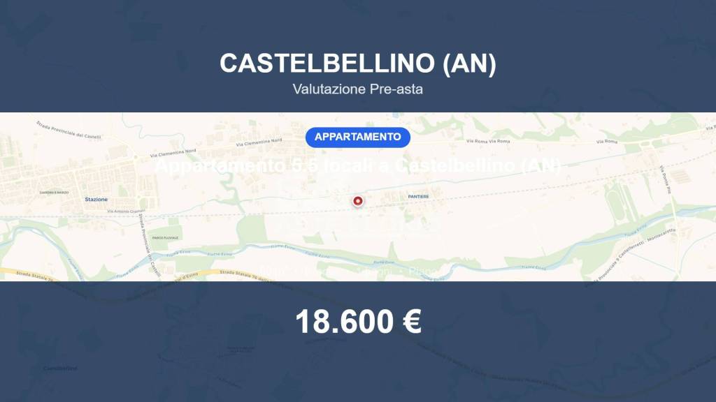appartamento in vendita a Castelbellino in zona Pantiere