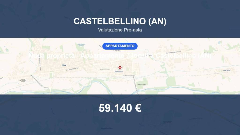 appartamento in vendita a Castelbellino in zona Stazione