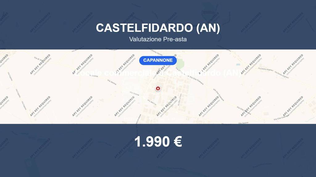 locale commerciale in vendita a Castelfidardo