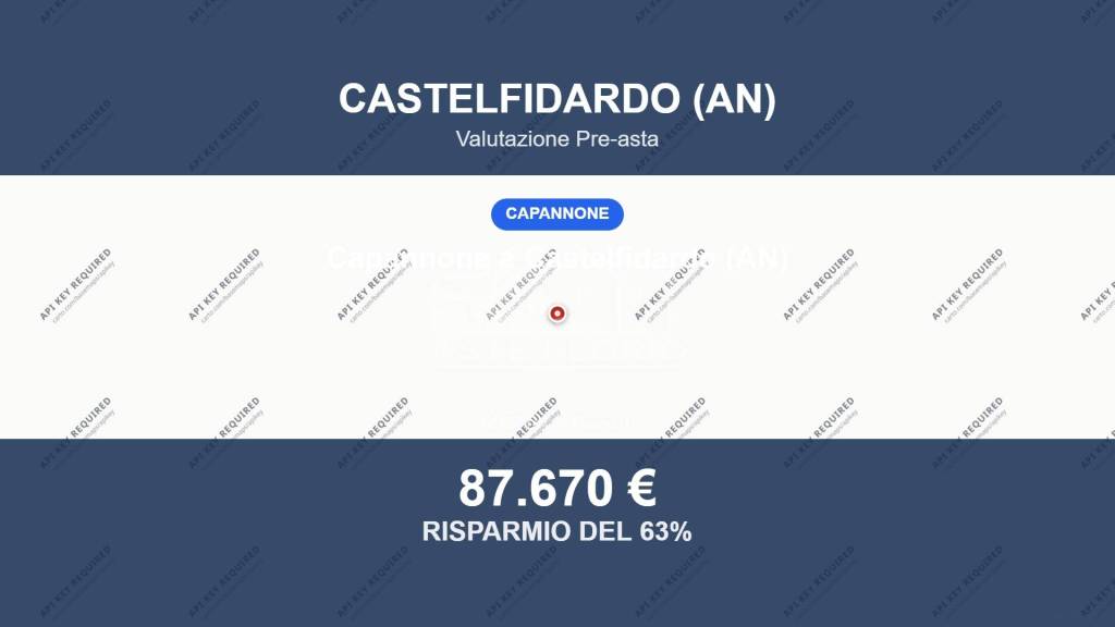 locale commerciale in vendita a Castelfidardo