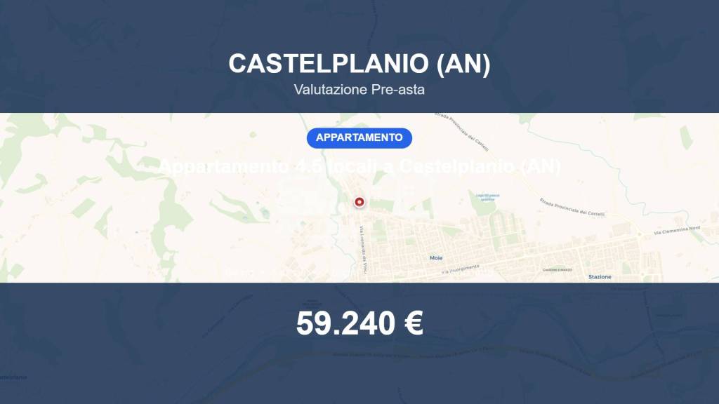appartamento in vendita a Castelplanio in zona Pozzetto