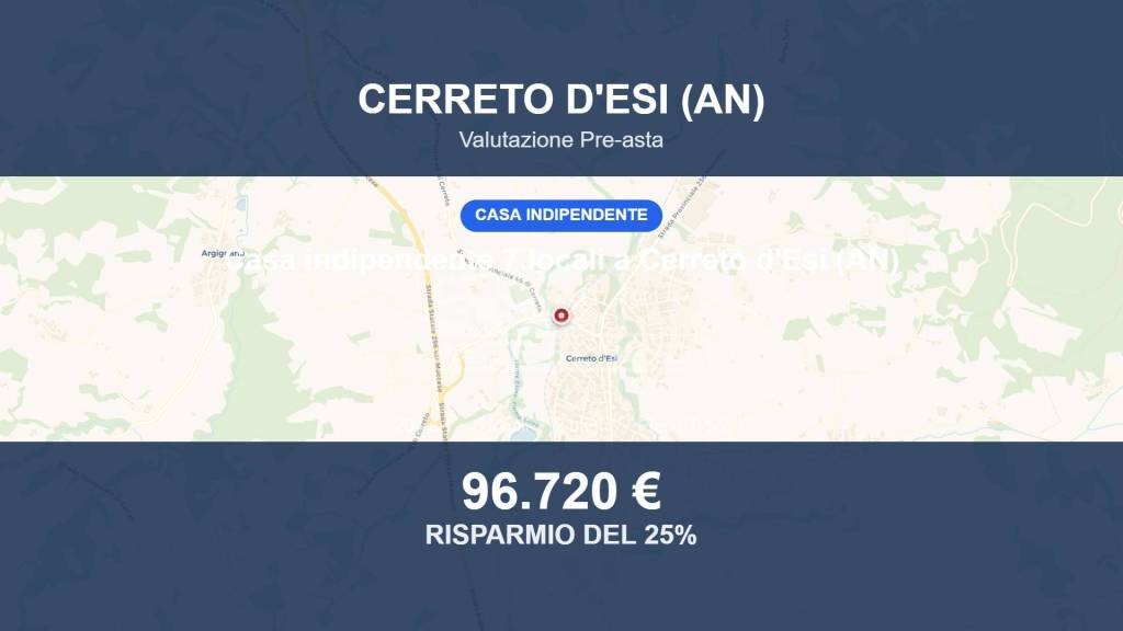 casa indipendente in vendita a Cerreto d'Esi
