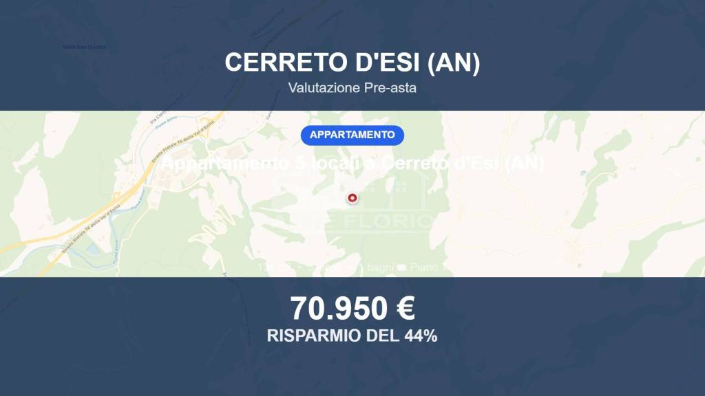 appartamento in vendita a Cerreto d'Esi