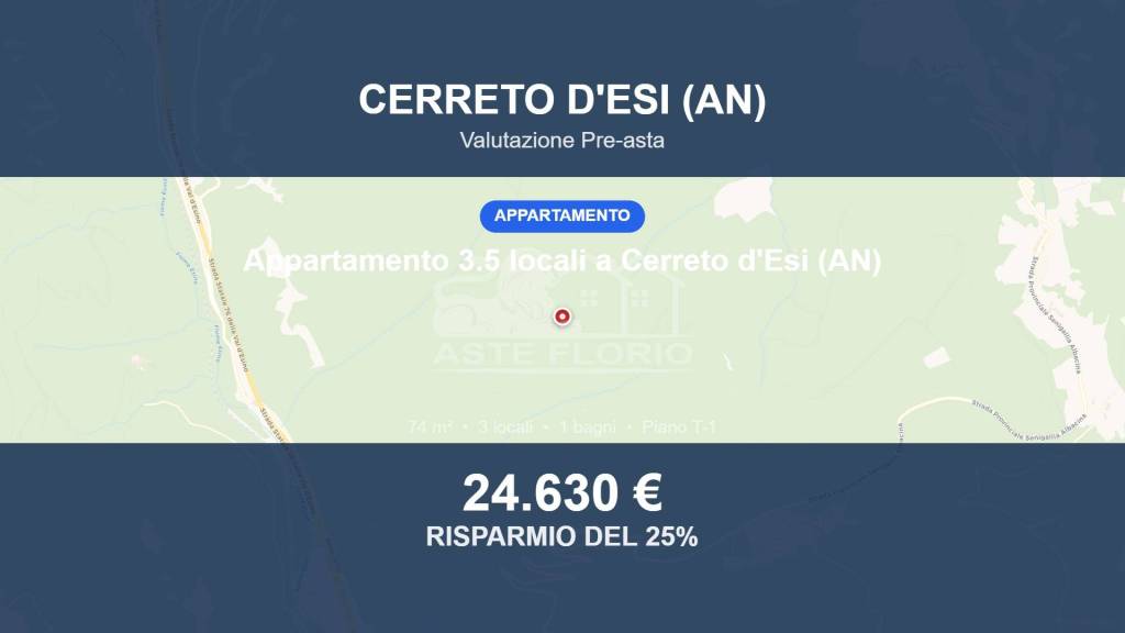 appartamento in vendita a Cerreto d'Esi