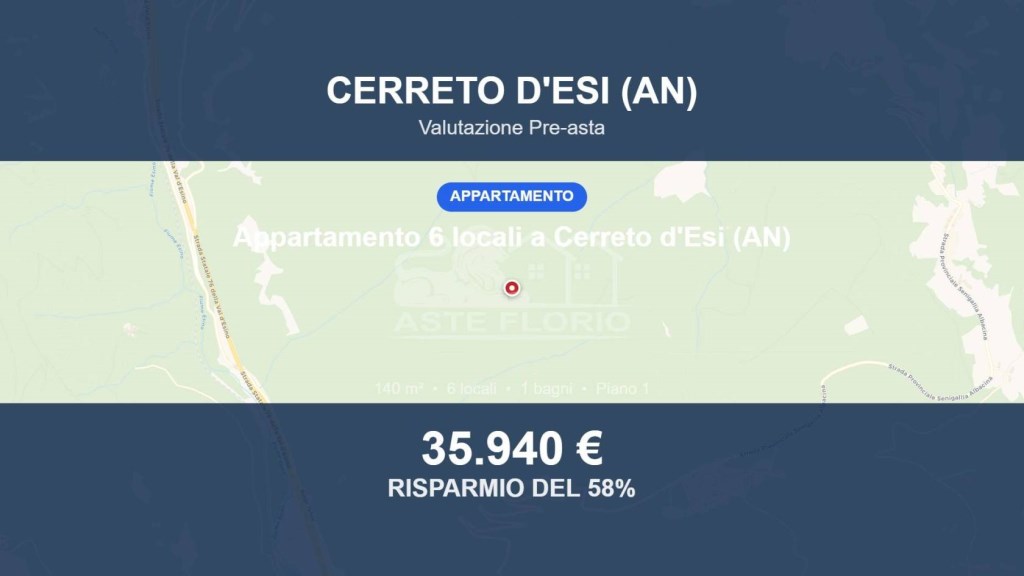 appartamento in vendita a Cerreto d'Esi