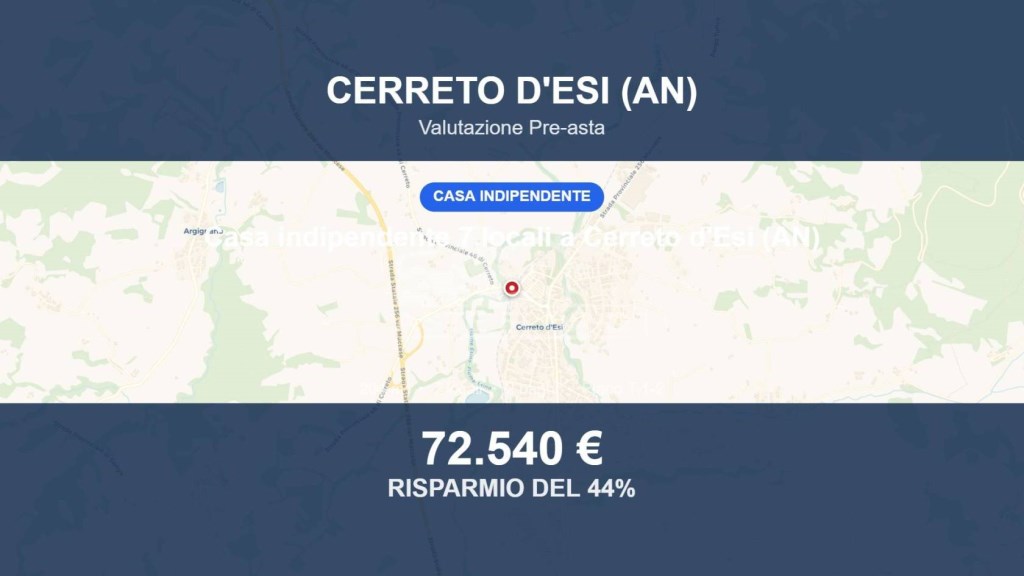 casa indipendente in vendita a Cerreto d'Esi